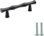 2PCS Bamboo Zinc Alloy Cabinet Handles, 2.5 Inch Hole Distance - Image 2