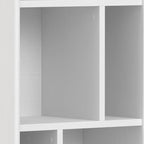 SIMPLIHOME Draper Solid Hardwood 64 inch x 22 inch Mid Century Modern Bookcase - Image 11