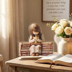 Christian Gifts for Women, God Says I Am Bible Verse Decorative Wooden Sign - Image 2