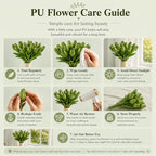 Mandy's 20pcs Artificial Green Tulips - Image 6