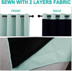 NICETOWN Full Shading Curtains 96 inches Long 2 Panels Set - Image 5