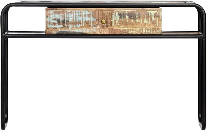 Console Table with 1 Drawer and 2 Compartments, 46.5"x11.8"x29.5" Solid - Image 2