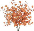 4Pcs Artificial Eucalyptus Leaves Stems 33.8‘’ Eucalyptus Branches Fake Poinsettia Flowers Faux Plants for Home Table Fireplace Party Wedding Thanksgiving Décor by Tepaler
