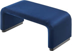Modway EEI-6735-BLK-MID Koda Performance Velvet Waterfall Ottoman - Image 6