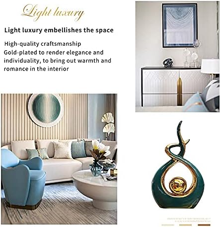 Norrclp Home Decor Modern Abstract Art Ceramic Statue Table Decor (Small) - Image 4
