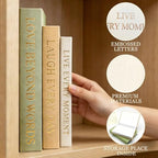Aesthetic Decorative Books, Set of 3 Fake Book Boxes with Storage Space - Image 5