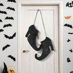 Suhine 12 Inch Large Vintage Halloween Witch Shoes Wall Hanging Decoration - Image 5