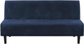 H.VERSAILTEX Real Velvet Futon Cover Armless Sofa Covers Sofa Bed Covers by HVERSAILTEX