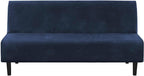 H.VERSAILTEX Real Velvet Futon Cover Armless Sofa Covers Sofa Bed Covers by HVERSAILTEX