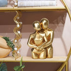 Guichifun Hugging Couple Sculptures Gold Home Décor - Image 4