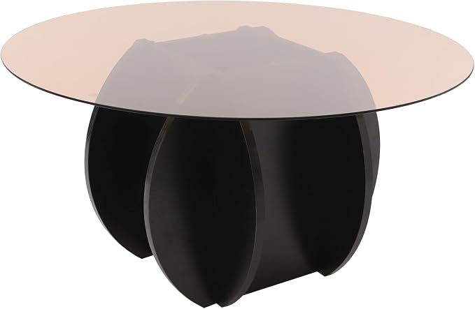 Round Glass Coffee Table for Living Room - Image 7