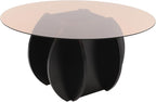 Round Glass Coffee Table for Living Room - Image 7