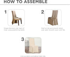 SureFit Duck Cotton Solid Dining Chair Slipcover - Image 5