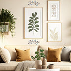 Zhengmy 2 Pcs Metal Leaf Wall Art Vine Branch Decor,Blue Brown Colors - Image 4