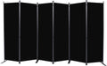 Room Divider 6FT Portable Room Dividers and Folding Privacy Screens, 6 Panel by HOMSCREENER
