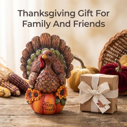 Thanksgiving Table Decor Fall Harvest Turkey Figurine for Home Decro - Image 3