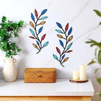Zhengmy 2 Pcs Metal Leaf Wall Art Vine Branch Decor,Elegant Color - Image 6