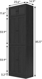 TUSY 85.5" Modern Tall Bookcase - Image 2