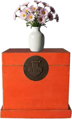 Chinese Inspired Cabinets Distressed Petite Elmwood Chinese Ming Cabinet by Unknown
