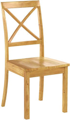 East West Furniture BOC-OAK-W Boston Kitchen Dining Chairs - Image 4