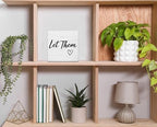 Let Them Wooden Sign, Office Decorations for Work, Let Them Mental Health Rustic Wood Box Signs 5x5 Inch, Desk Shelf Tabletop Decor for Home Cubicle Decor, Office Gifts for Coworkers Women - Image 4