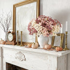 N&T NIETING Baby Breath Flowers Artificial Bulk, 10Pcs, Fall Pink Decor - Image 6