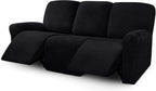 ULTICOR Velvet 8-Pieces Recliner Sofa Covers Stretch Reclining Couch Covers by ULTICOR