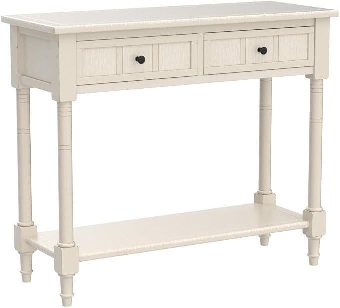 Merax Wood Sofa Table Console Table, Entryway Table Traditional Design - Image 4