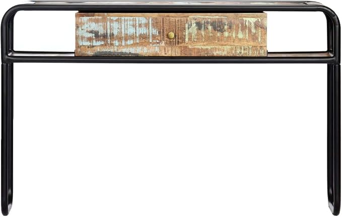 Console Table with 1 Drawer and 2 Compartments, 46.5"x11.8"x29.5" Solid - Image 2