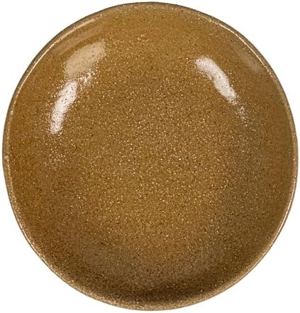 Creative Co-Op Stoneware Footed Pedestal Bowl with Handles, Reactive Glaze, Taupe - Image 4