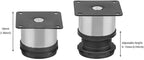 VOVOV Furniture Cabinet Metal Legs Adjustable Stainless Steel Kitchen Feet - Image 2