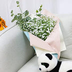 Olrla Artificial Gypsophila Flowers Mixed Colors, 10PCS Real Touch Fake Baby Breath Flower Bulk for Wedding Bouquets Floral Arrangement DIY Home Office Table Decoration (Blue and White) - Image 4
