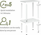 Apicizon 2 Tier End Table, Small Side Table - Image 4