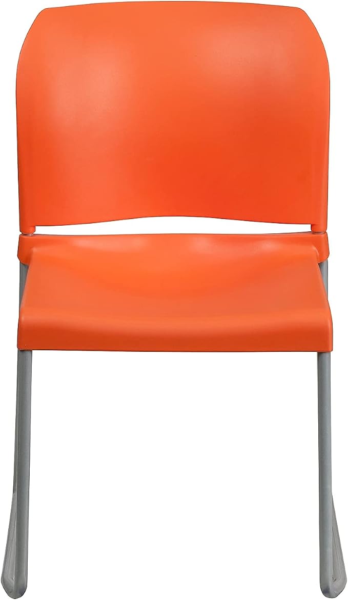 Flash Furniture HERCULES Series 880 lb. Capacity Orange Full Back Contoured - Image 8