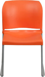 Flash Furniture HERCULES Series 880 lb. Capacity Orange Full Back Contoured - Image 8