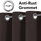 H.VERSAILTEX Blackout Curtains for Bedroom Thermal Insulated Room Darkening - Image 5