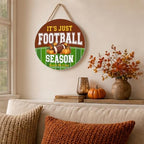 Fall Football Season Decorations for Home, Fall Welcome Door Wooden Sign - Image 5