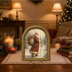 Christmas Decor Vintage Santa Claus Gift Sack Wall Art Sign Table Decor - Image 5