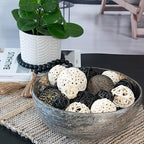 ANDALUCA Decorative Balls Orbs Bag (Black & White) - Image 4