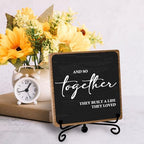 Home Wooden Decor Sign, Farmhouse Plaque with Stand, Warmth Housewarming Gifts for Women Men Family, Table Desk Cubicles Accessories for Living Room Bedroom Home Decorations - Image 3