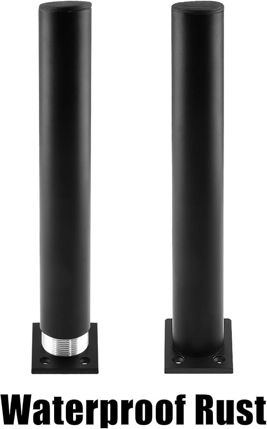 Set of 4 Furniture Legs 10 Inch, Adjustable Aluminum Alloy Cabinet Legs - Image 4