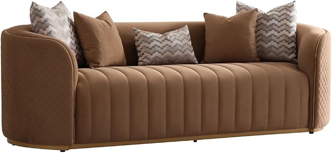 MICHAEL AMINI Ariana Velvet Sofa - Image 5