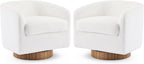 VINGLI 360°Swivel Accent Chairs Set of 2 - Image 9