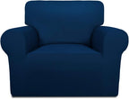 PureFit Super Stretch Chair Covers Fleece Couch Covers by PureFit