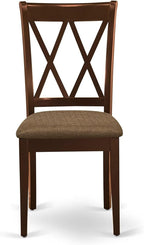 East West Furniture CLC-MAH-C Clarksville Dinette Chairs - Image 4