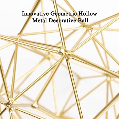 Metal Geometric Table Top Decor, 3D Metal Geometric Sculpture - Image 7