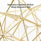 Metal Geometric Table Top Decor, 3D Metal Geometric Sculpture - Image 7