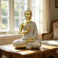Gold Buddha Statue Gold Decor Meditation Gifts Indoor Statue for Zen Art by Unknown
