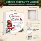 Memorial Christmas Decorations Sympathy Gift for Loss of Loved One Sign - Image 4