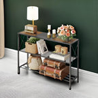 Hoctieon Industrial Console Table, 3 Tier Entryway Table, Hallway Table - Image 6